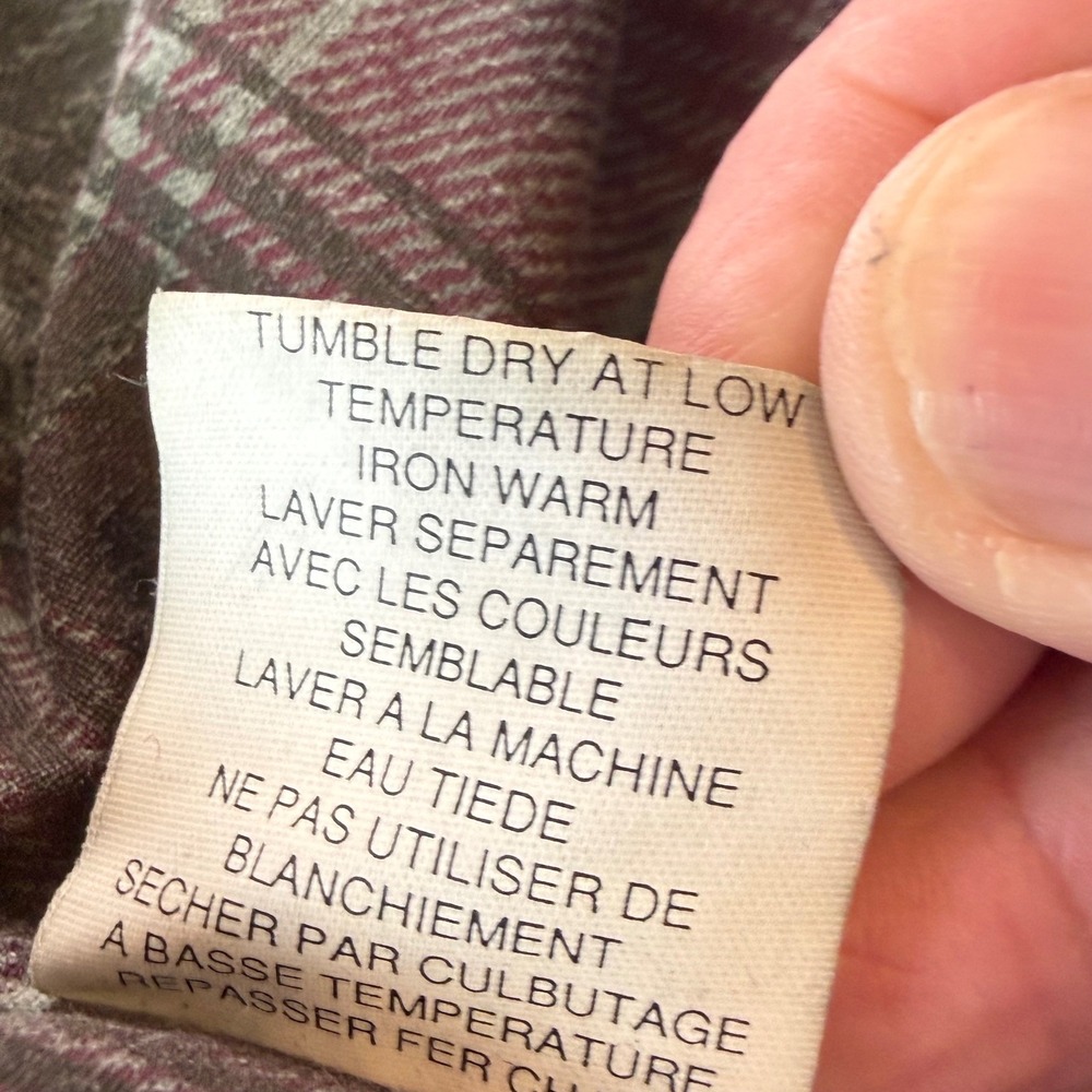 Australian Outback Collection Mens Grey Cotton Canvas Plaid Lined Vest Large - Picture 7 of 7
